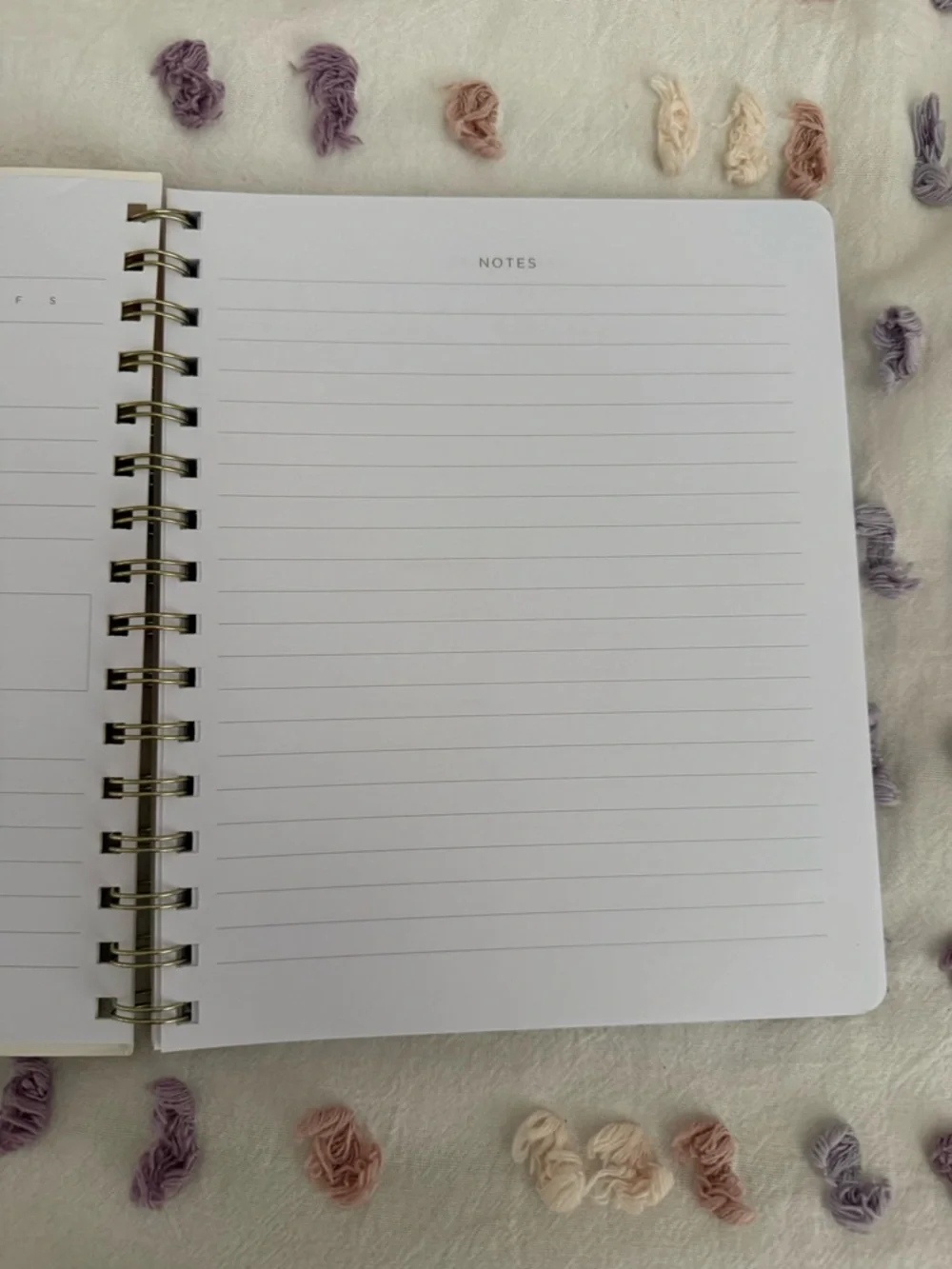 “Bright Days Ahead” Striped Daily Planner